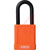 ABUS USA - 74/40 KD 1-1/2 ORG - Orange KD Shackle 1/4in D 1-1/2in H 3/4in W 1-1/2in W Plastic Covered Padlock|70567002 | ChuangWei Electronics