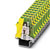 Phoenix Contact - 0443036 - Single Level Yellow Green Screw Term 76A USLKG 16 N Series Earth Modular Trm Blk|70171177 | ChuangWei Electronics