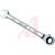 Apex Tool Group Mfr. - FRR16 - Steel Chrome Fin 7.17In. Long 1/2In. Combo Reversible Ratcheting Wrench Crescent|70222266 | ChuangWei Electronics