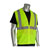 Protective Industrial Products - 302-WCENGZOR-5X - OR 2in. Tape Zipper Closure No Pocket Class 2 Solid Vest|70601567 | ChuangWei Electronics