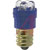 SloanLED - 160-486 - 22 Deg 20 Ma 48 VAC/VDC Clear Ultra Bright Blue Cand Screw T-4 1/2 Lamp, LED|70247073 | ChuangWei Electronics