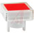 NKK Switches - AT487JC - CAP PUSHBUTTON SQUARE CLEAR/RED|70365140 | ChuangWei Electronics