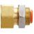 SMC Corporation - KQ2E01-35A - Push In 1/8 in NPT 1/4 Male Pneumatic Straight Threaded-to-Tube Adapter|70247111 | ChuangWei Electronics