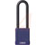 ABUS USA - 74HB/40-75 KD 1-1/2 PURPLE - Purple KD Shackle 1/4in D 3in H 3/4in W 1-1/2in W Plastic Covered Padlock|70567011 | ChuangWei Electronics