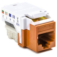 HellermannTyton RJ45FC5E-ORN