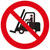 RS Pro - 8134511 - 100x100mm None Vinyl No Fork Lift Trucks Prohibition Sign|70656055 | ChuangWei Electronics