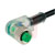 Carlo Gavazzi, Inc. - CONM13NF-APT5P - Black PUR/PVC 5 Meter Single LED PNP 3 Wire Female R/A M12 Cordset|70014577 | ChuangWei Electronics