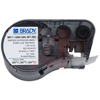 Brady MC1-1000-595-WT-RD