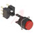 Omron Automation - A165-TRM-2 - Momentary RED ROUND EXTENDED DPDT NON-Illuminated Pushbutton Switch|70179886 | ChuangWei Electronics