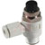 SMC Corporation - AS2201FM-N02-07S - Airline w/Sealant 1/4-in Tube 1/4NPT Port Meter Out Elbow Flow Control w/Fitting|70322570 | ChuangWei Electronics