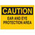 Brady - 25195 - B-401 10x14 In CAUTION - Ear And Eye Protection Area|70345392 | ChuangWei Electronics