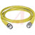 Aim Cambridge-Cinch Connectivity Solutions - 73-6314-25 - 25 feet yellow boots yellow rg59 cable bnc plug to bnc plug cable assembly|70080939 | ChuangWei Electronics