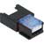 3M - 37303-A165-00E-MB - IDC/Discrete Wire Mini Clamp II Blue 24-20 AWG 3 Pos 2mm Socket Rect Conn|70114413 | ChuangWei Electronics