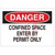 Brady - 84563 - B-302 10x14 In DANGER - Confined Space Enter By Permit Only|70345375 | ChuangWei Electronics
