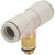 SMC Corporation - KQ2T04-M5A - M5 x 0.8 x 4mm x 4mm Pneumatic Tee Threaded-to-Tube Adapter|70247283 | ChuangWei Electronics